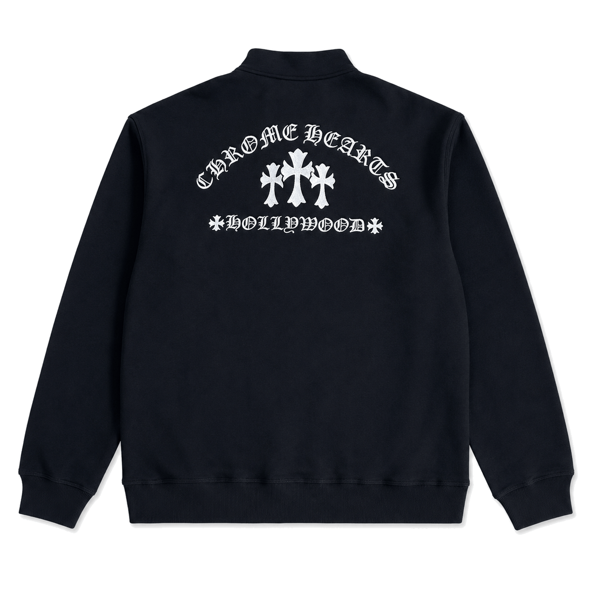 BLACK TRIPLE CROSS HOLLYWOOD QUARTER ZIP