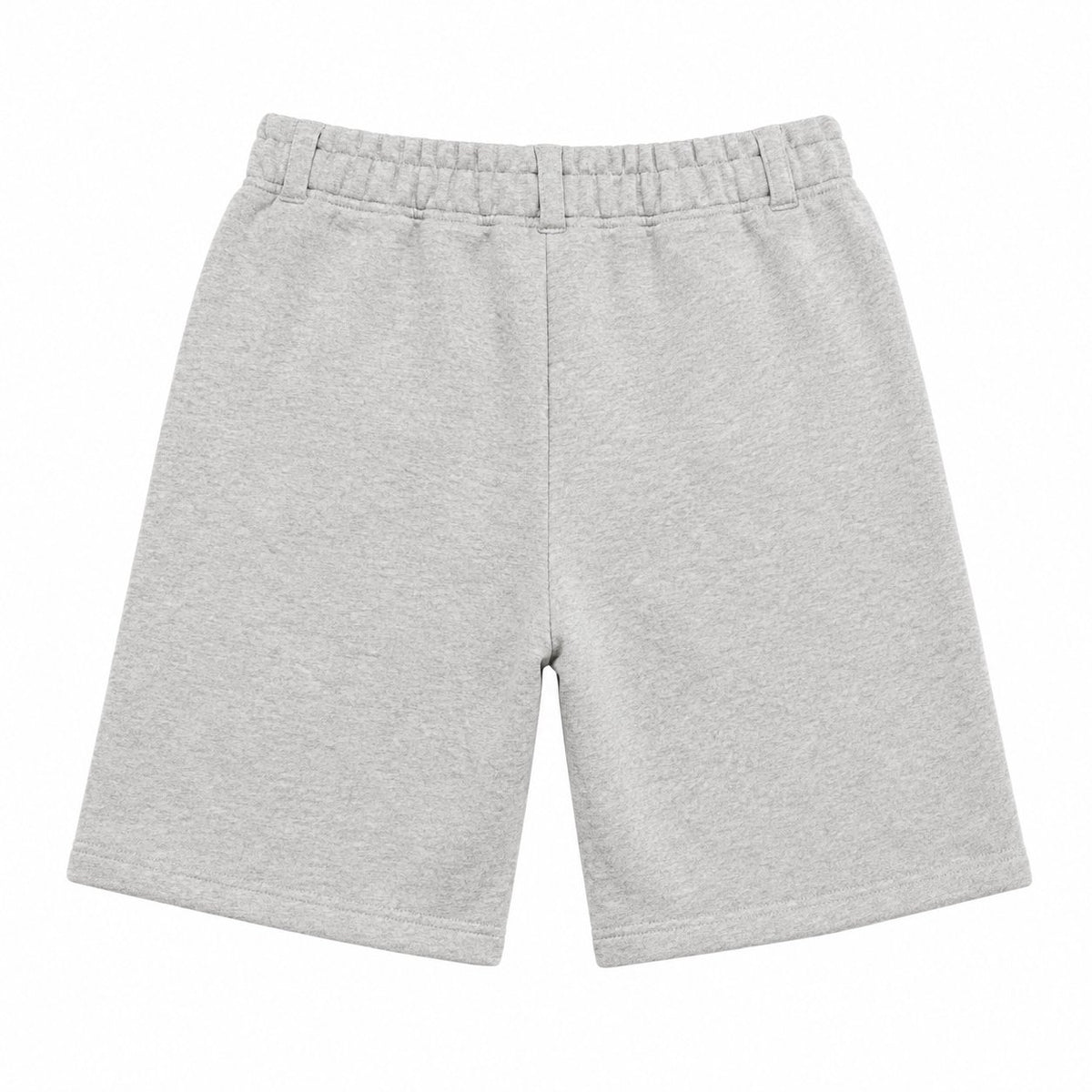 GREY GOTHIC LOGO SHORTS