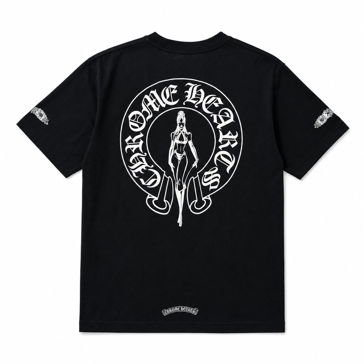 Black Deadly Doll Pocket Tee back