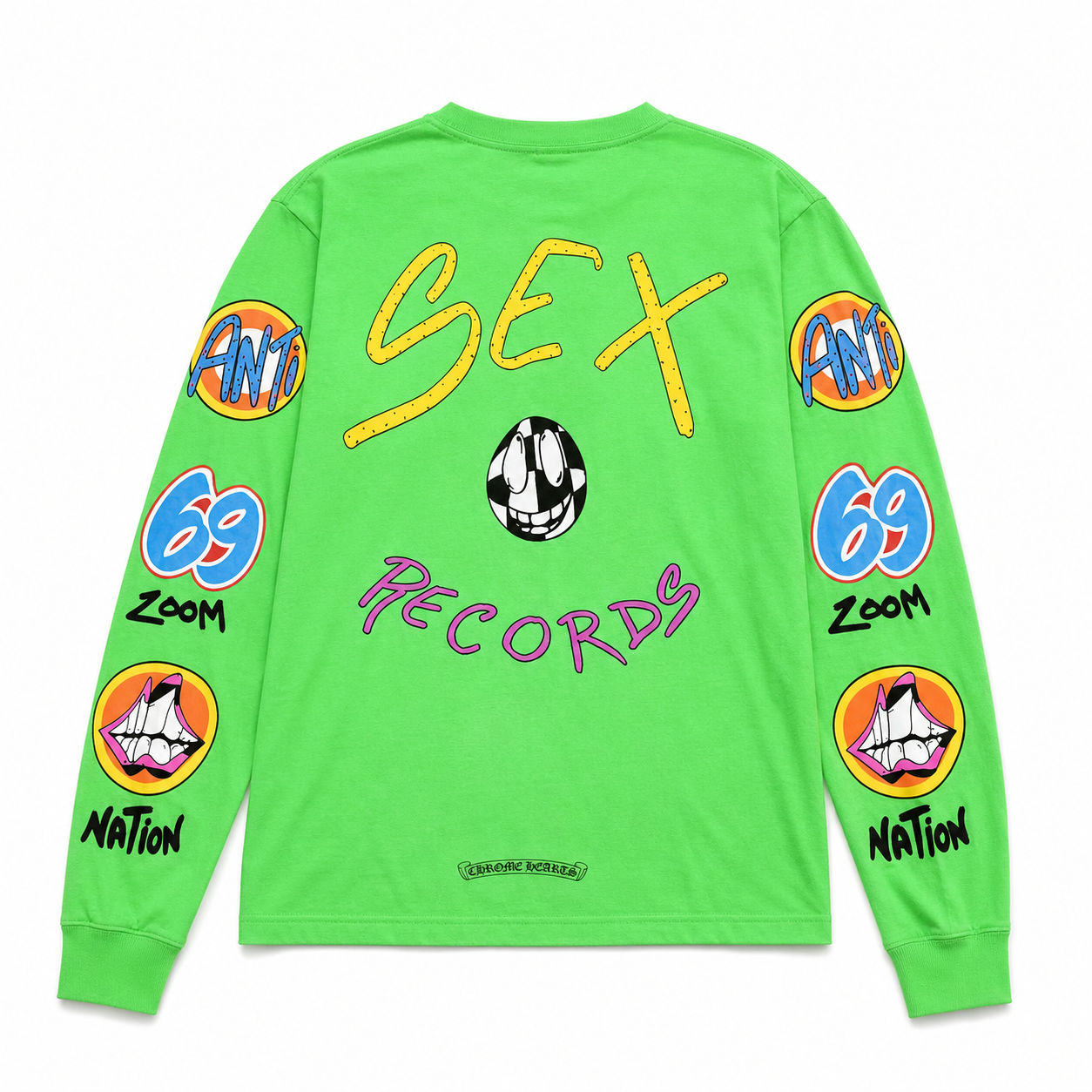 GREEN SEX RECORDS LONGSLEEVE back