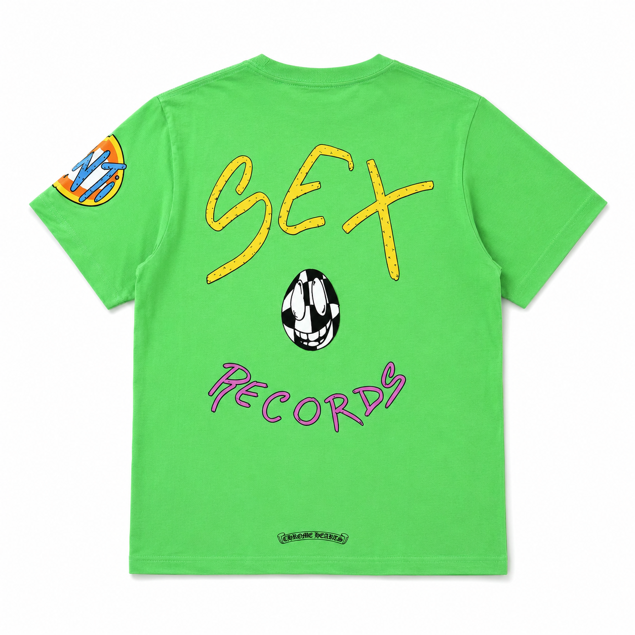 GREEN SEX RECORDS TEE back
