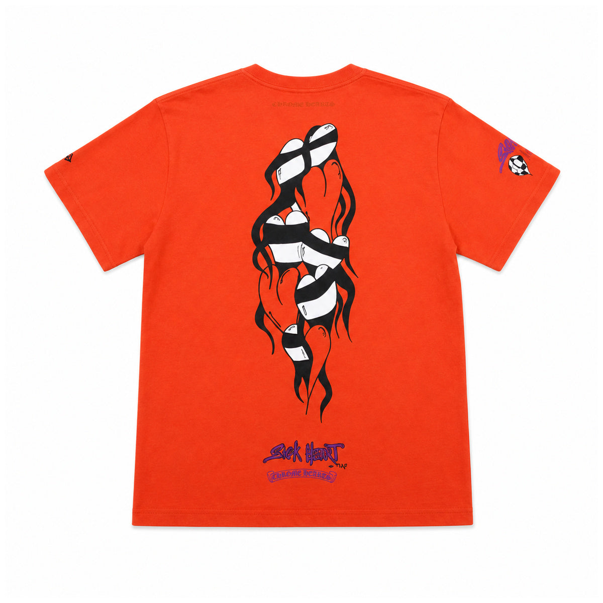 RED SADISTIC LIPSTICK TEE — back view