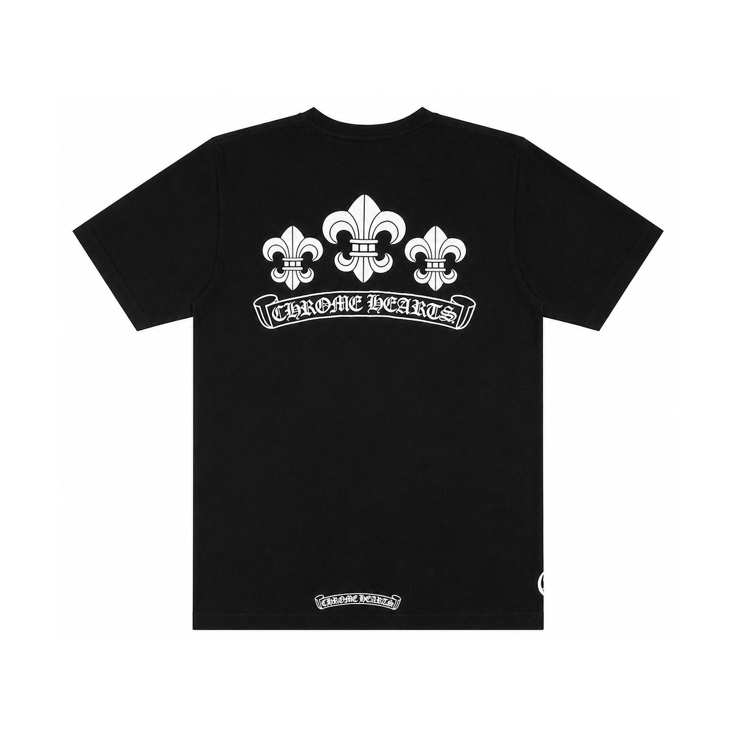 3 SCOUT FLOWER PRINT TEE BLACK - back