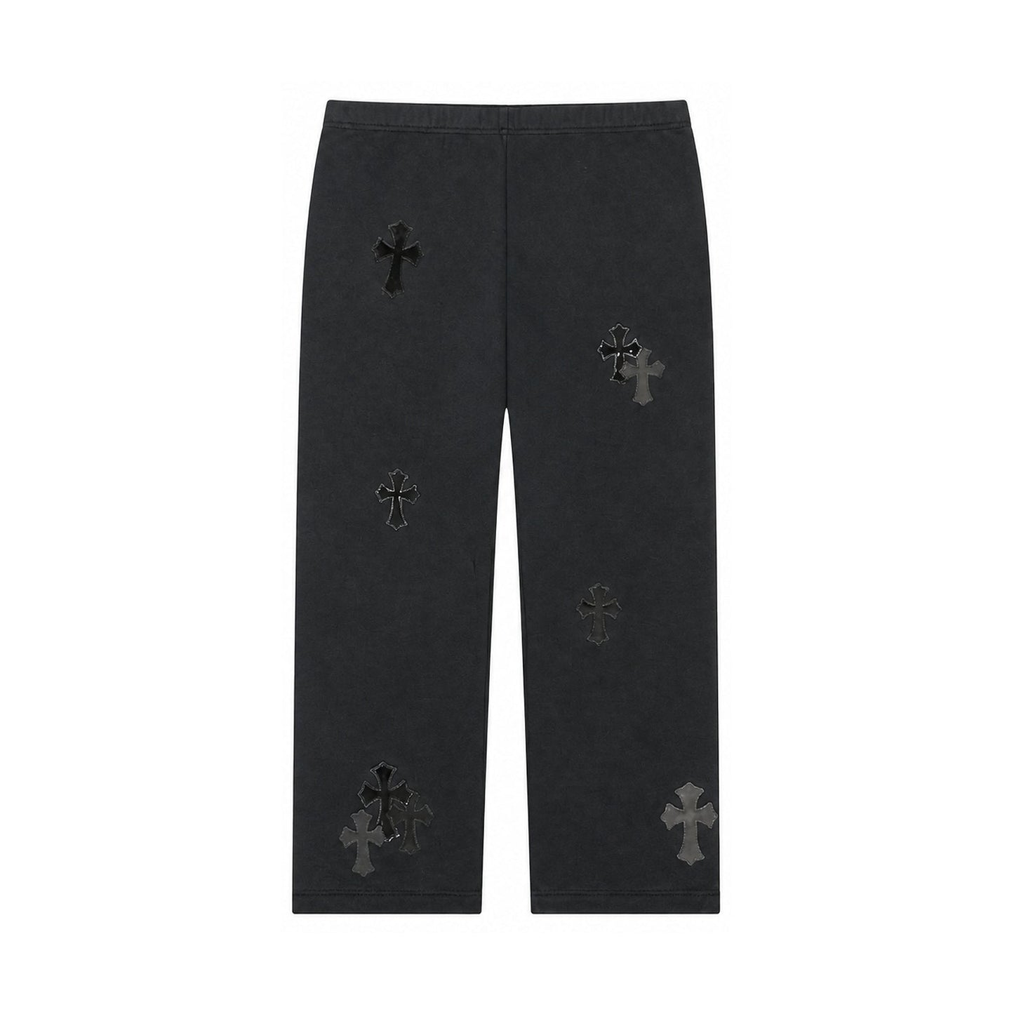 CROSS PATCH SWEATPANTS BLACK - back