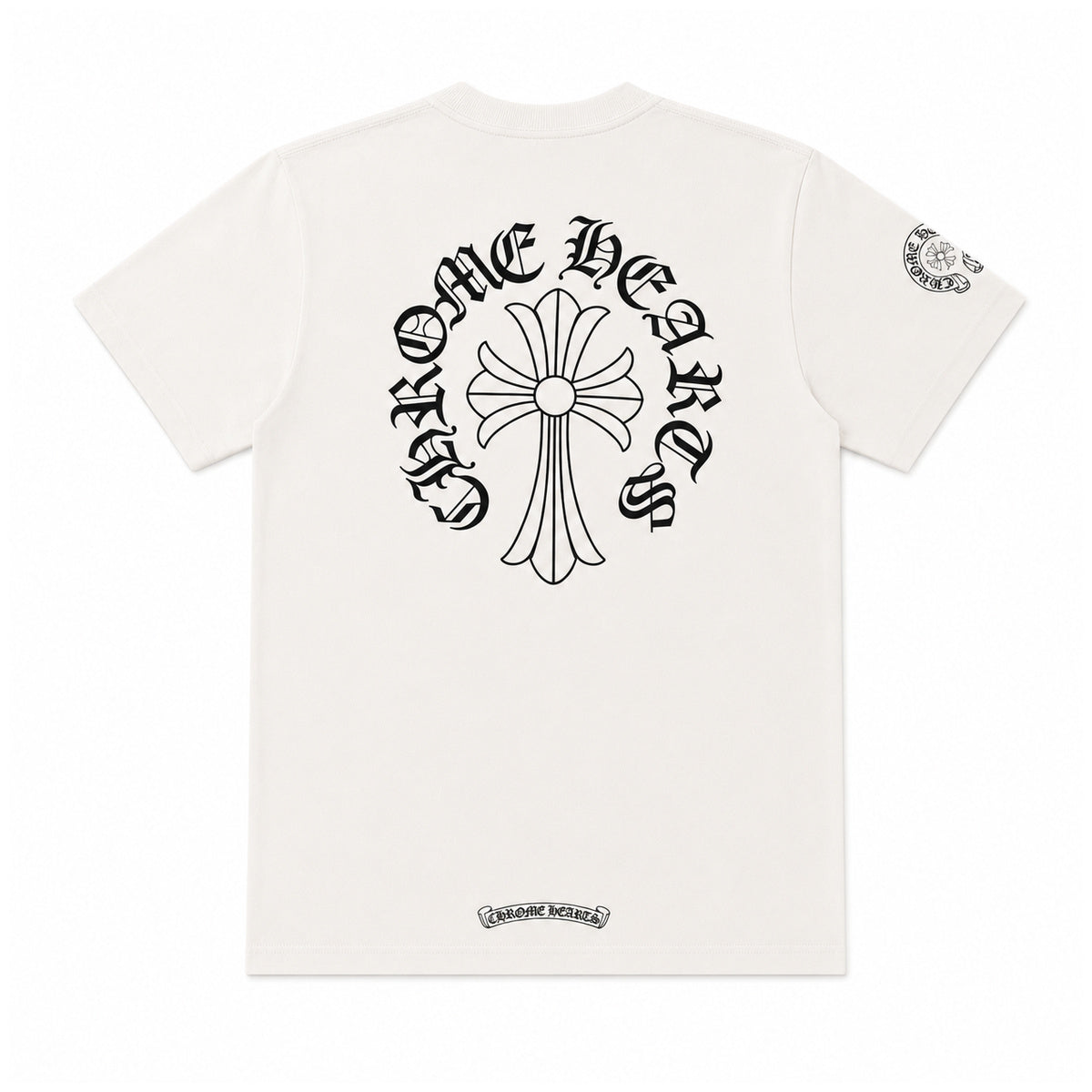WHITE CROSS POCKET TEE — back view