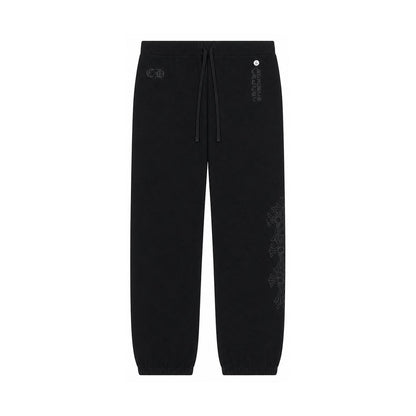MIAMI EXCLUSIVE CEMETERY VERTICAL LOGO SWEATPANTS BLACK
