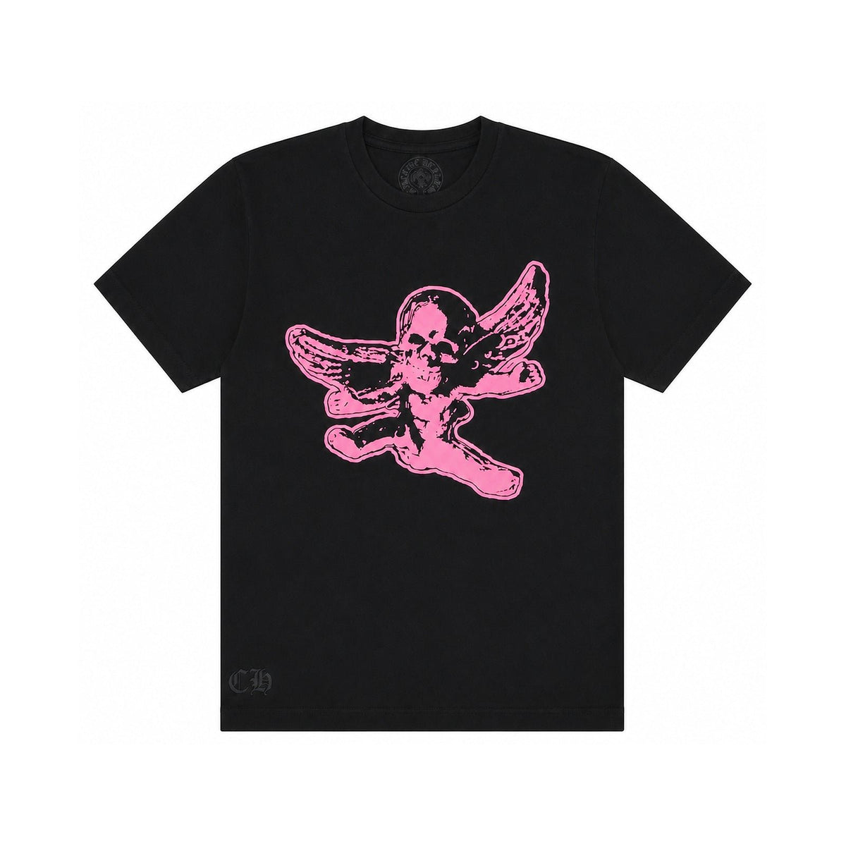 SS26 PINK FOTI TEE BLACK