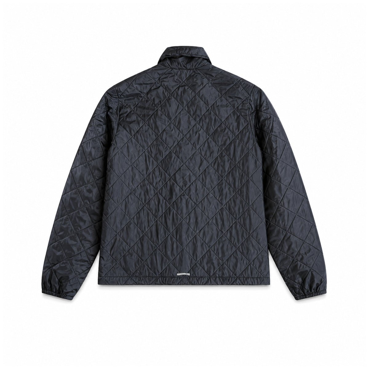 BLACK QUILTED MONOGRAM JACKET