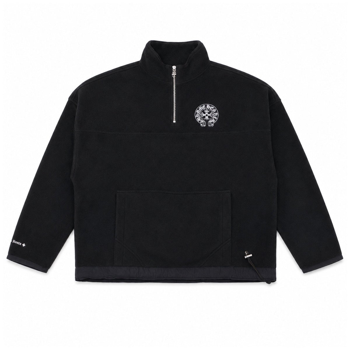 BLACK HORSESHOE HALF ZIP FLEECE