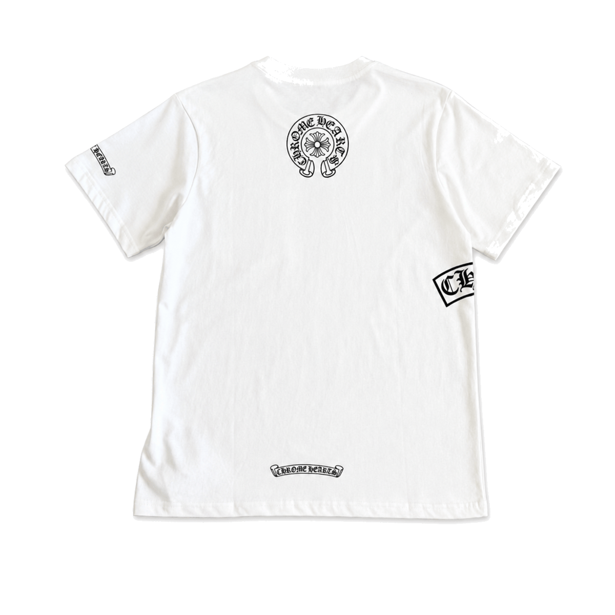 WHITE HORSESHOE POCKET TEE