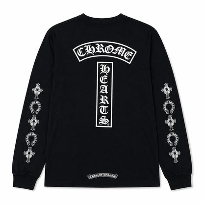 BLACK CROSS HORSESHOE LONGSLEEVE