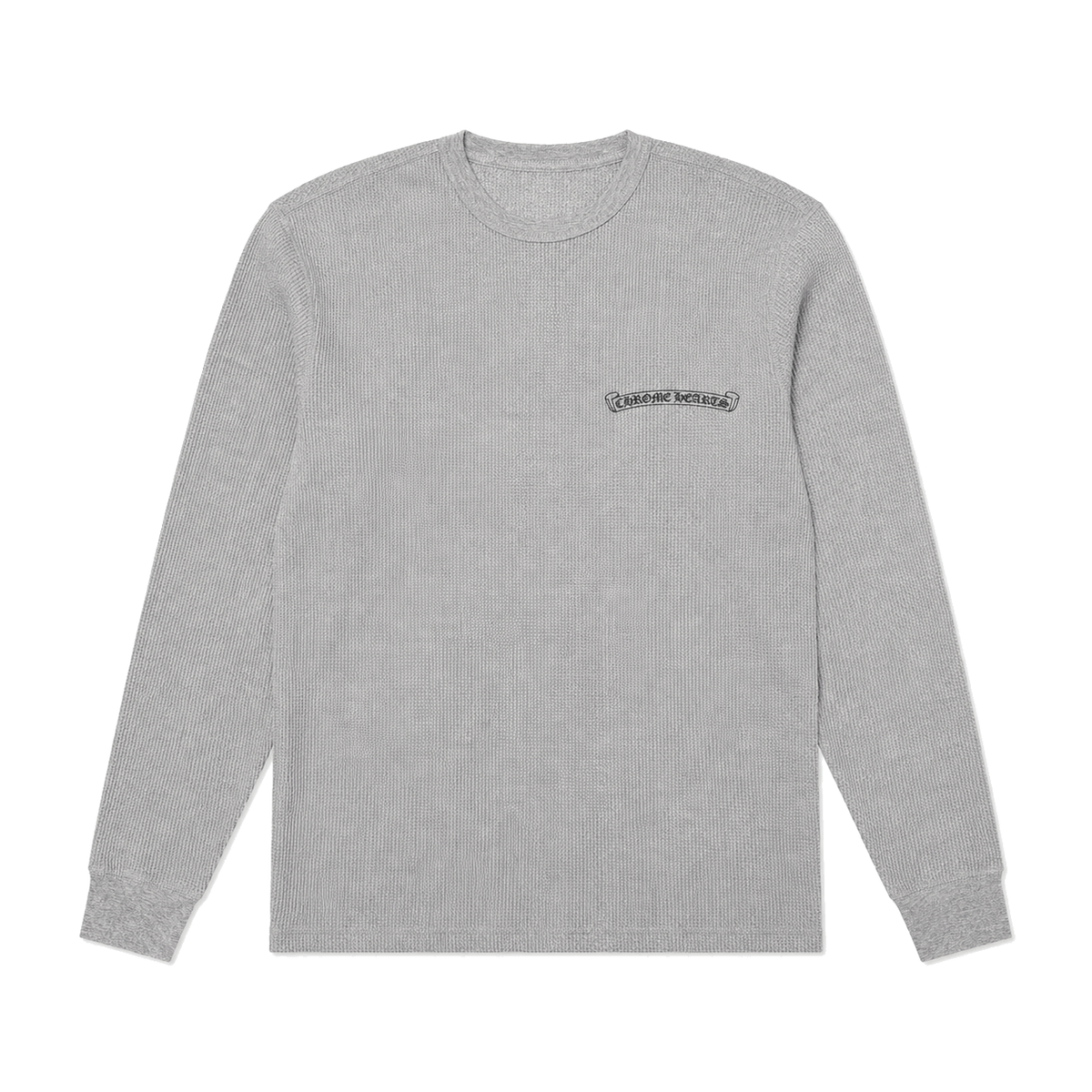 GREY SCROLL LOGO THERMAL LONGSLEEVE