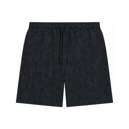 CEMETERY CROSS SWEAT SHORTS BLACK