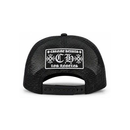 LOS ANGELES EXCLUSIVE TRUCKER HAT BLACK WHITE