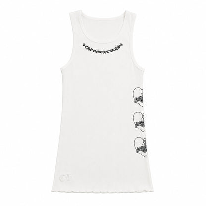WHITE GOTHIC TANKTOP