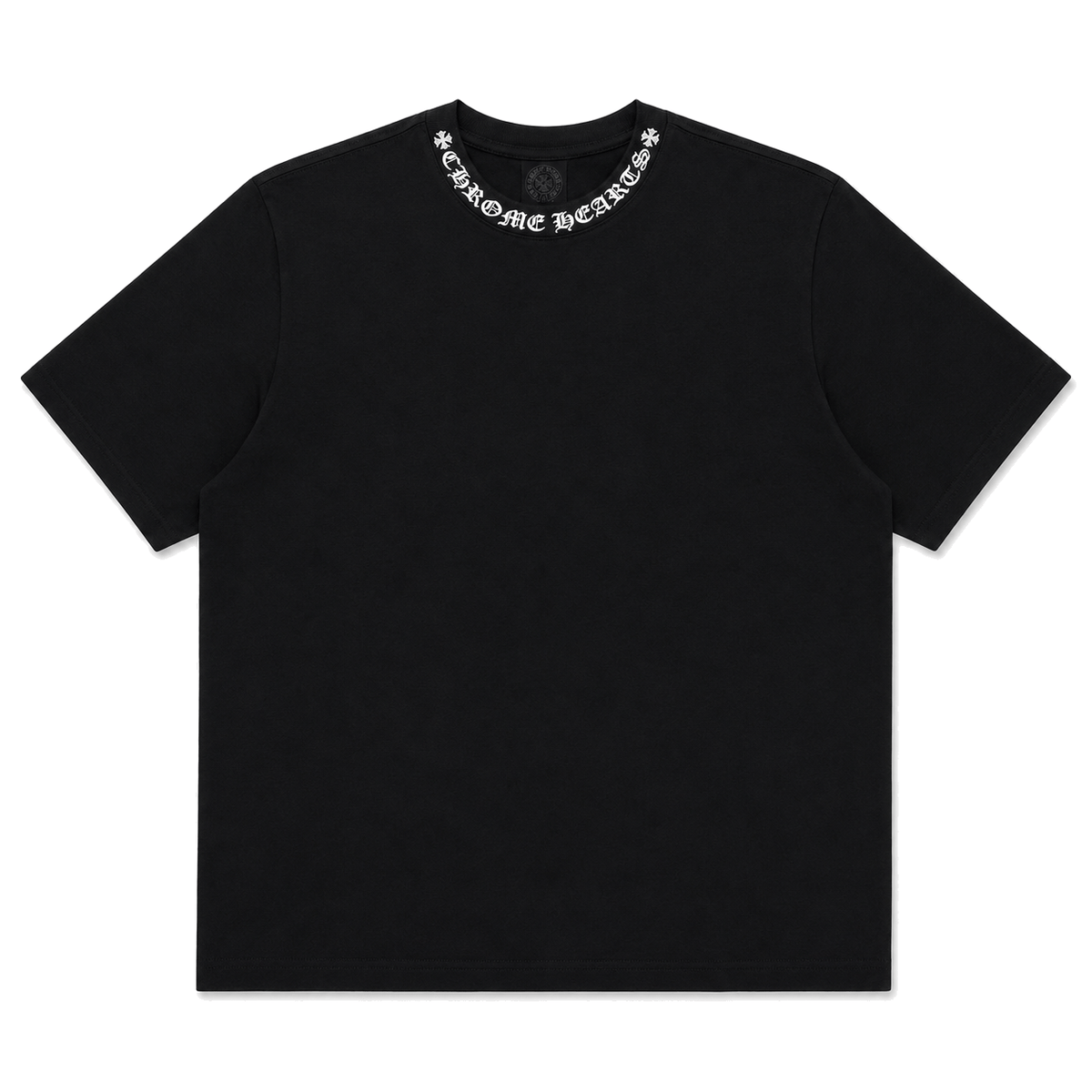 BLACK NECK LOGO TEE