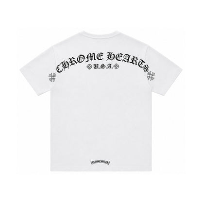 USA SCRIPT SHORT SLEEVE TEE WHITE