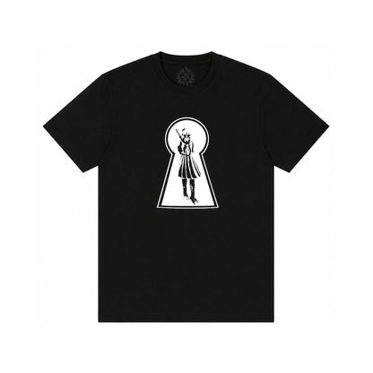 FOTI KEYHOLE T-SHIRT BLACK