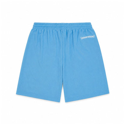 BLUE SPORTS MESH VARSITY SHORTS