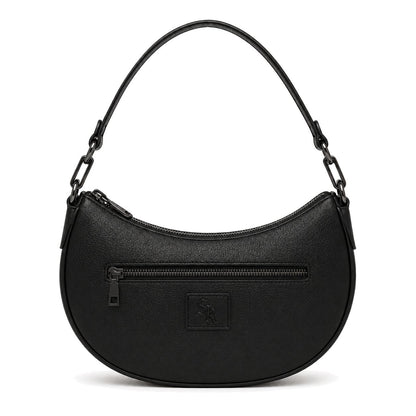 BLACK SK CRESCENT SHOULDER BAG