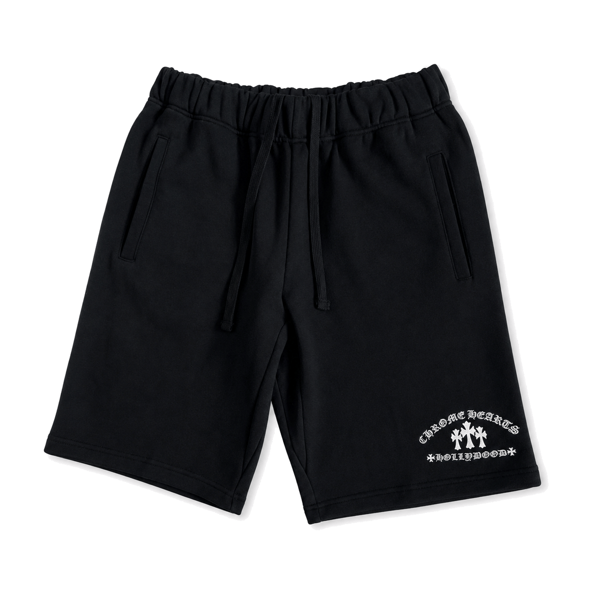 BLACK TRIPLE CROSS HOLLYWOOD SHORTS