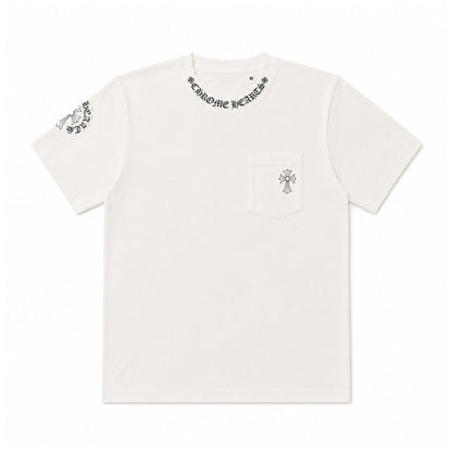 WHITE CROSS POCKET TEE
