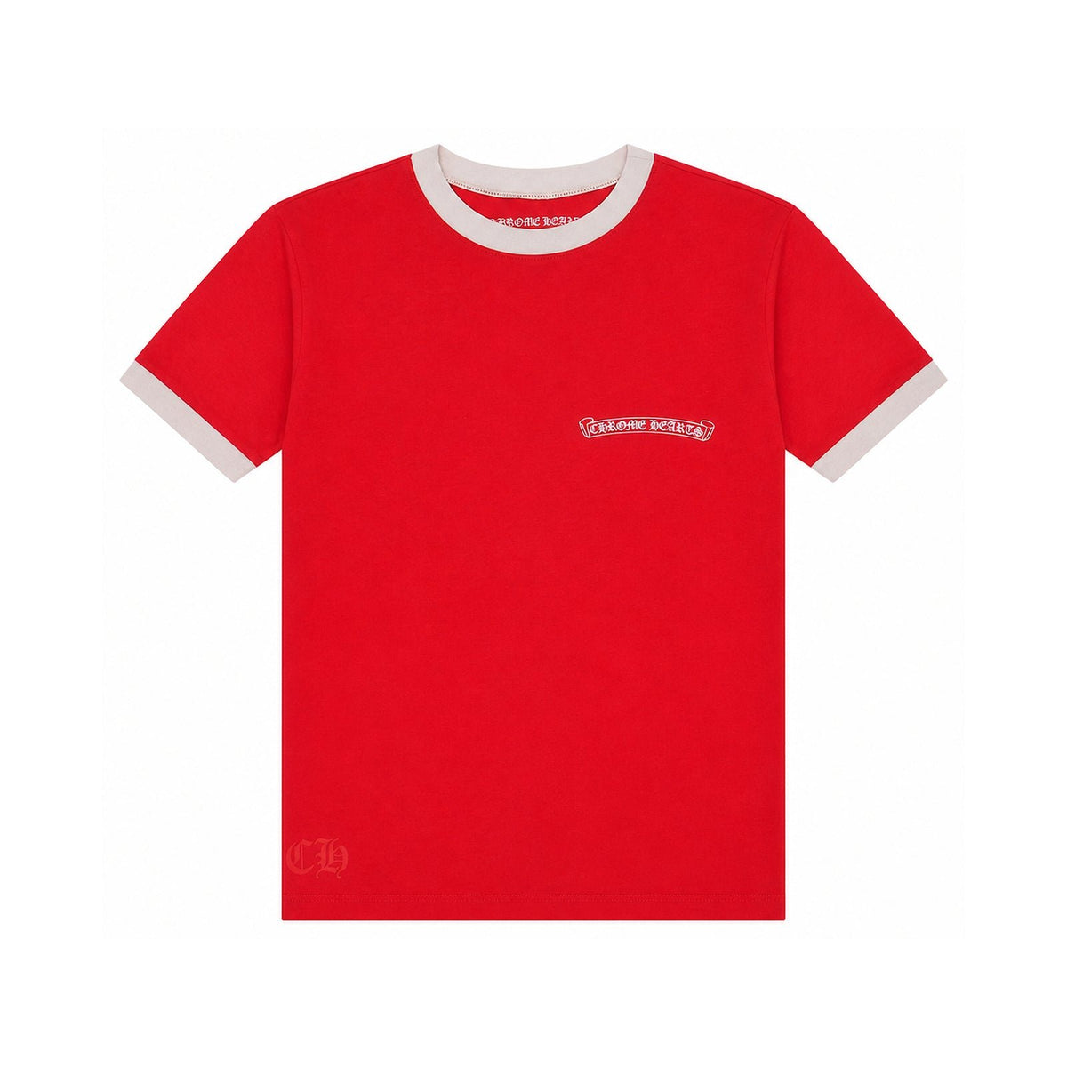 ROLLER SKATES HORSESHOE T-SHIRT RED