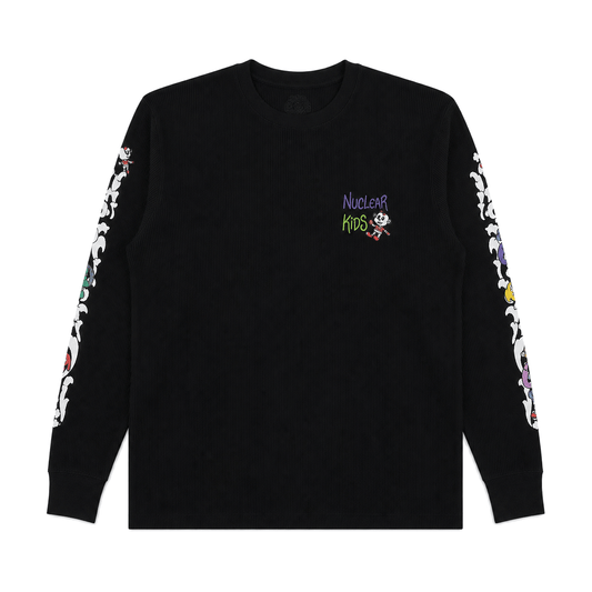 BLACK NUCLEAR KIDS THERMAL LONGSLEEVE