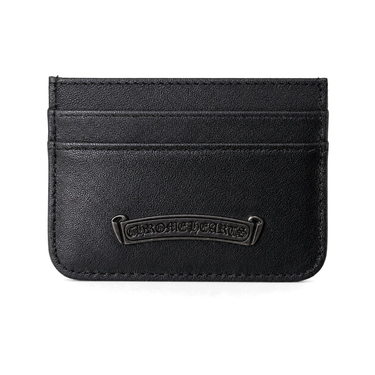 BLACK TINY CROSS CARD HOLDER