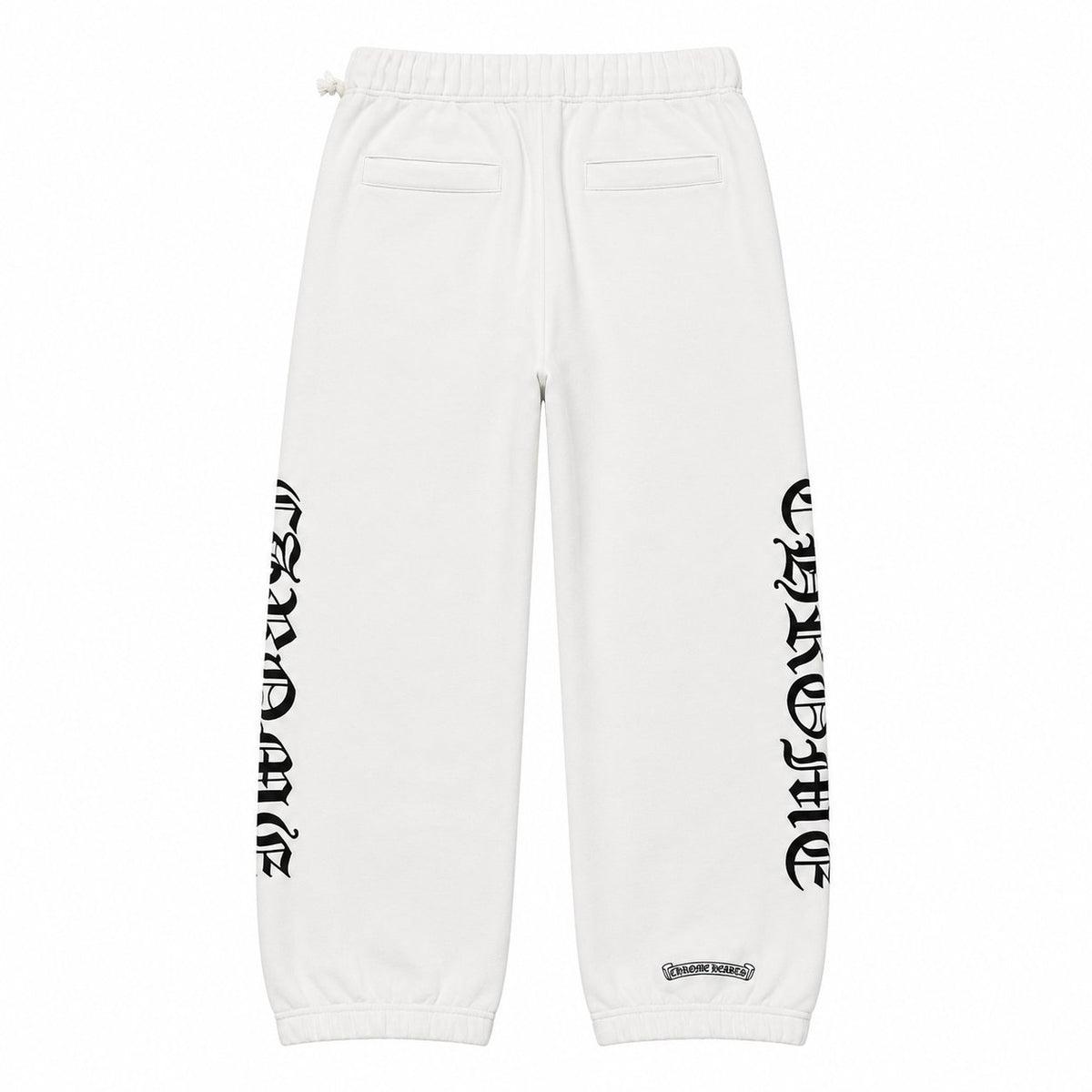 WHITE HORSESHOE SWEATPANTS