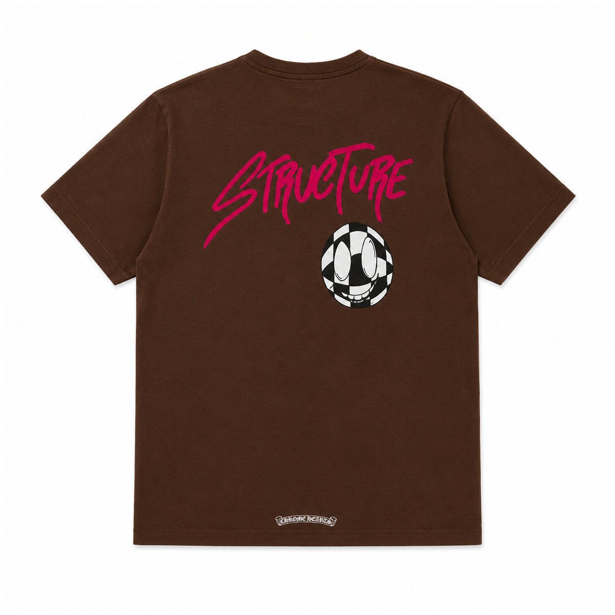 BROWN MATTY BOY STRUCTURE TEE