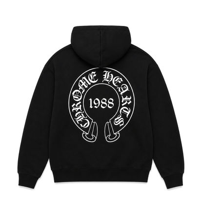 BLACK 1988 HOODIE