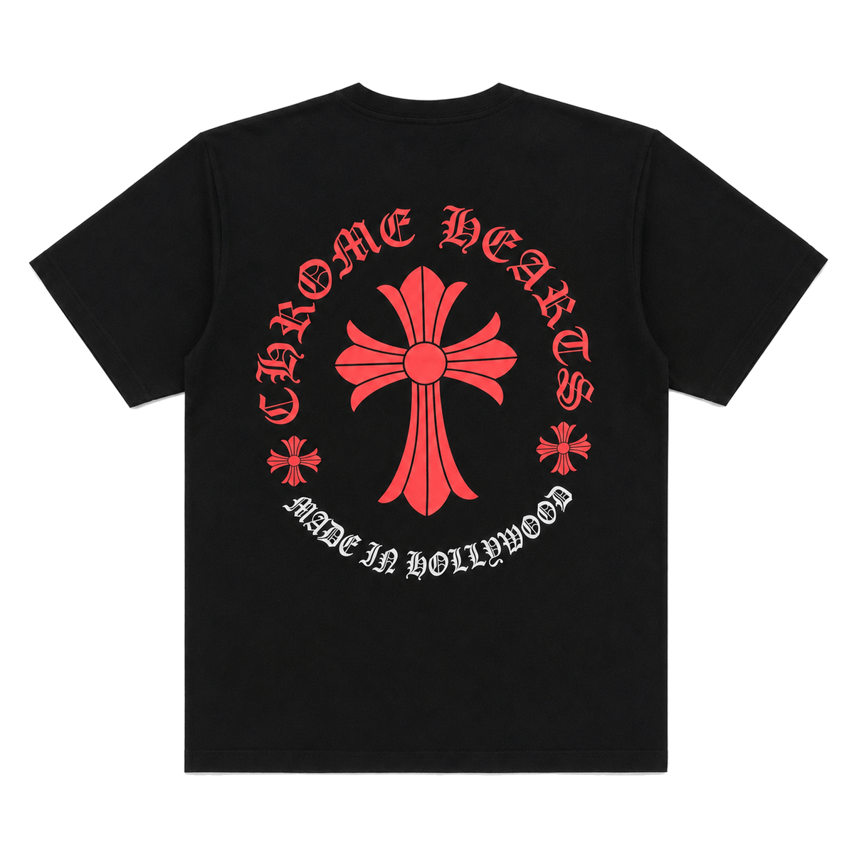 BLACK RED MADE IN HOLLYWOOD CROSS TEE