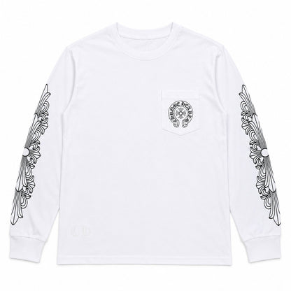 WHITE GOTHIC LONGSLEEVE