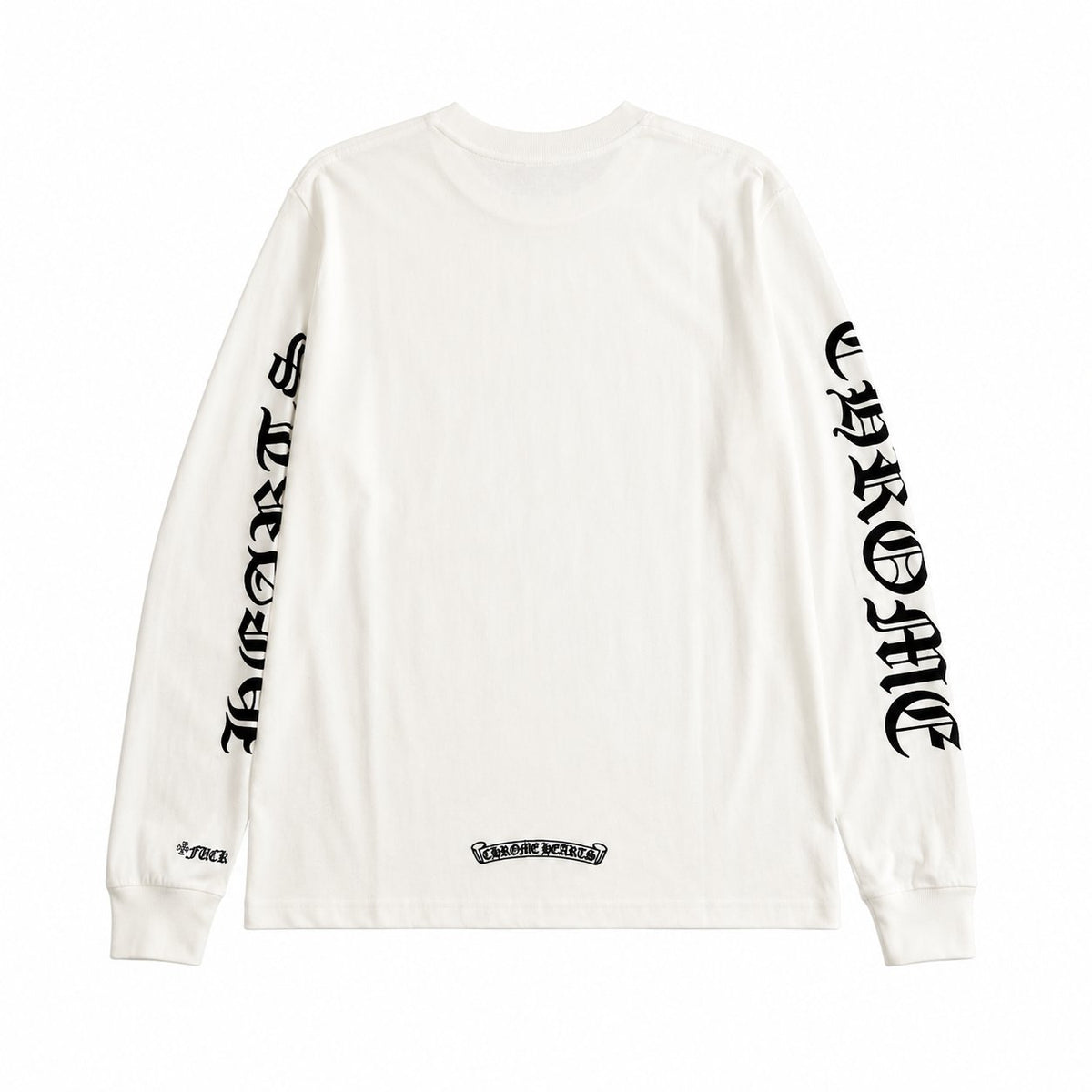 WHITE GRUNGE LONGSLEEVE