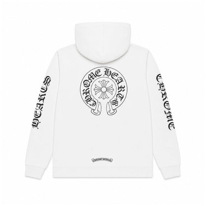 WHITE PLUS CROSS ALL OVER ZIPUP