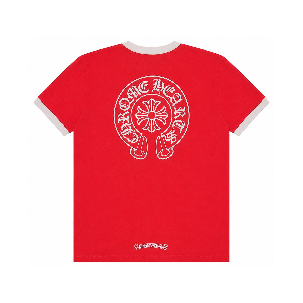 ROLLER SKATES HORSESHOE T-SHIRT RED