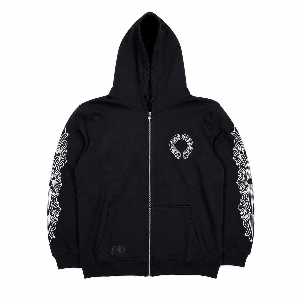 FLORAL HORSESHOE ZIPUP