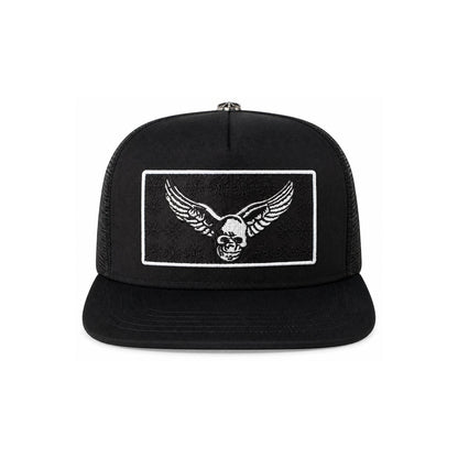 FOTI YUNGBLUD AEROSMITH TRUCKER HAT BLACK WHITE