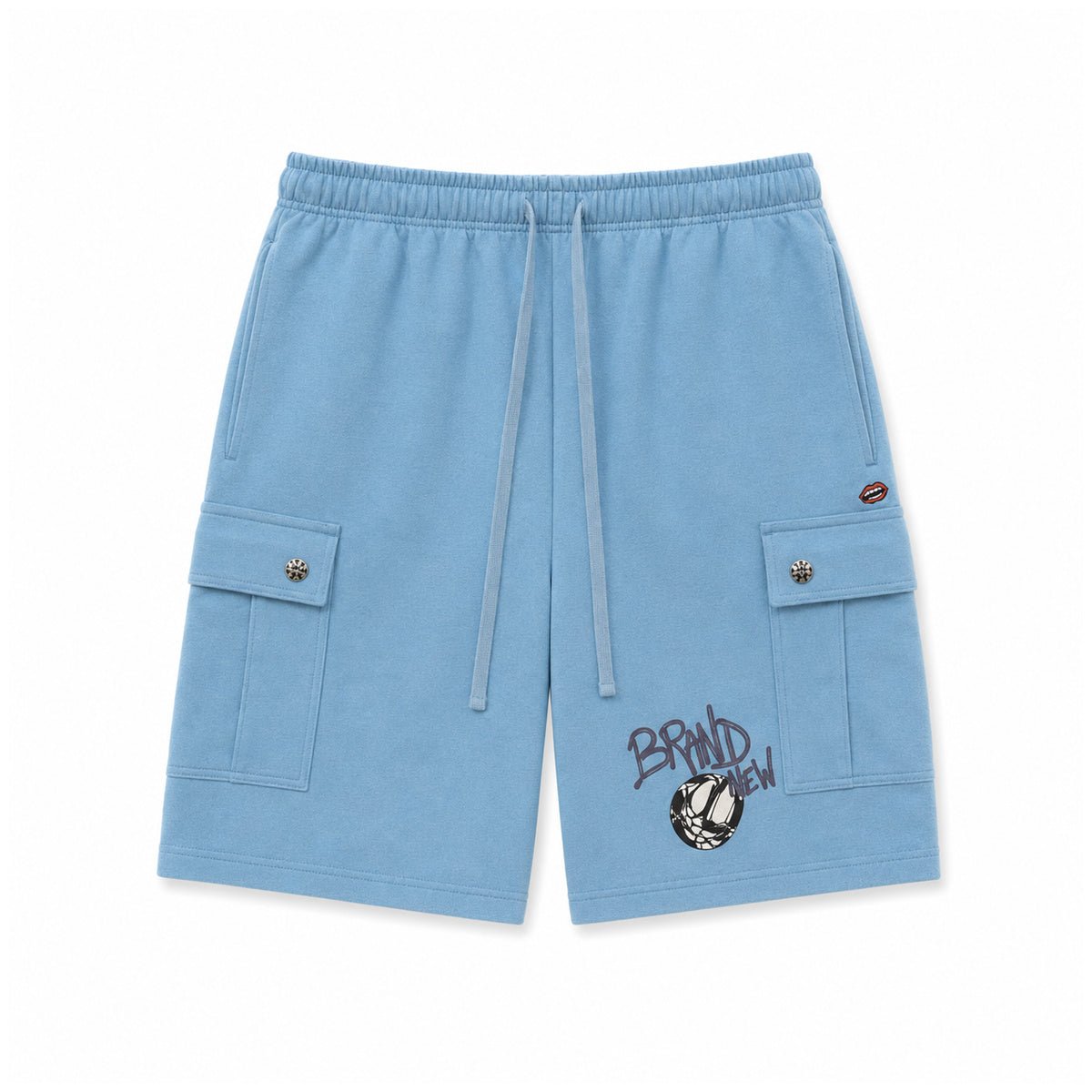 BLUE MATTY BOY SHORTS