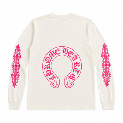 WHITE MONOCHROME LONGSLEEVE