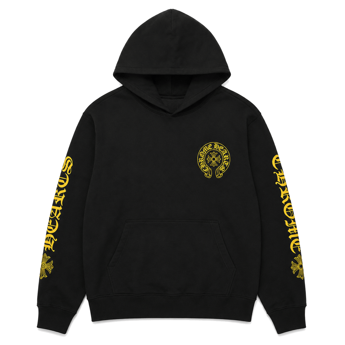 BLACK YELLOW ONLINE EXCLUSIVE HOODIE