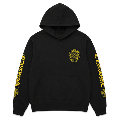 BLACK YELLOW ONLINE EXCLUSIVE HOODIE