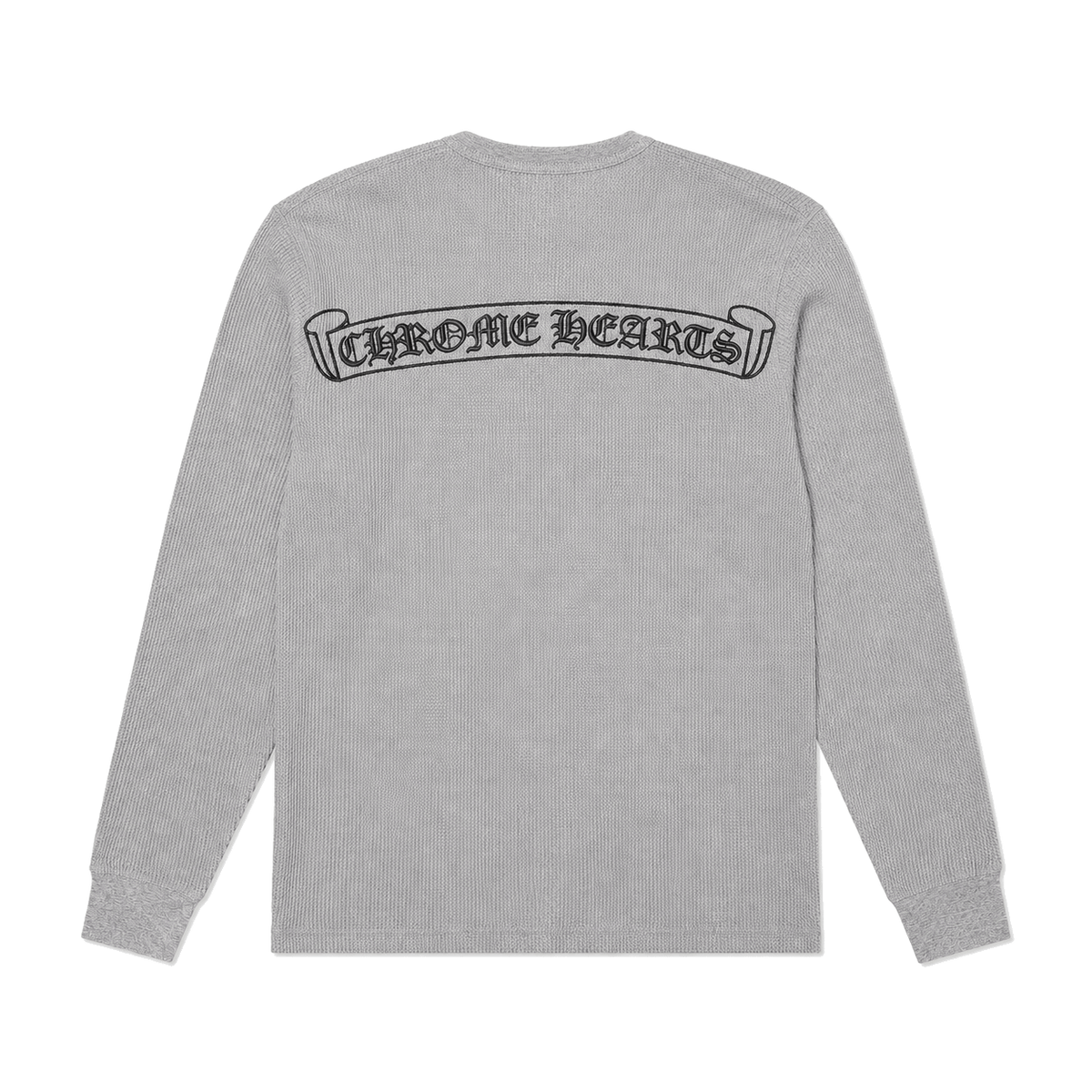 GREY SCROLL LOGO THERMAL LONGSLEEVE