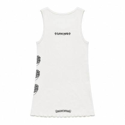 WHITE GOTHIC TANKTOP
