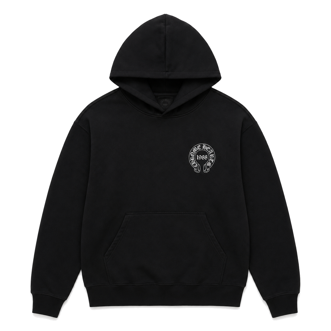 BLACK 1988 HOODIE front