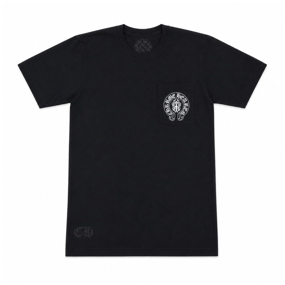BLACK AMERICAN FLAG DAGGER TEE — front view