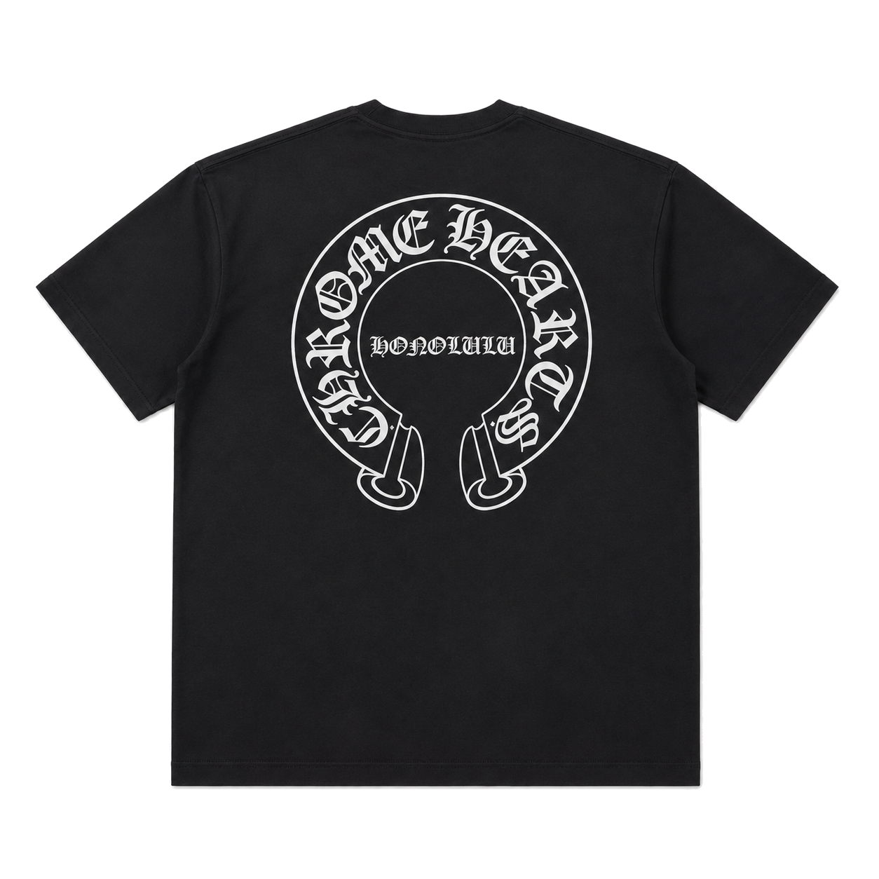 BLACK HONOLULU EXCLUSIVE TEE back