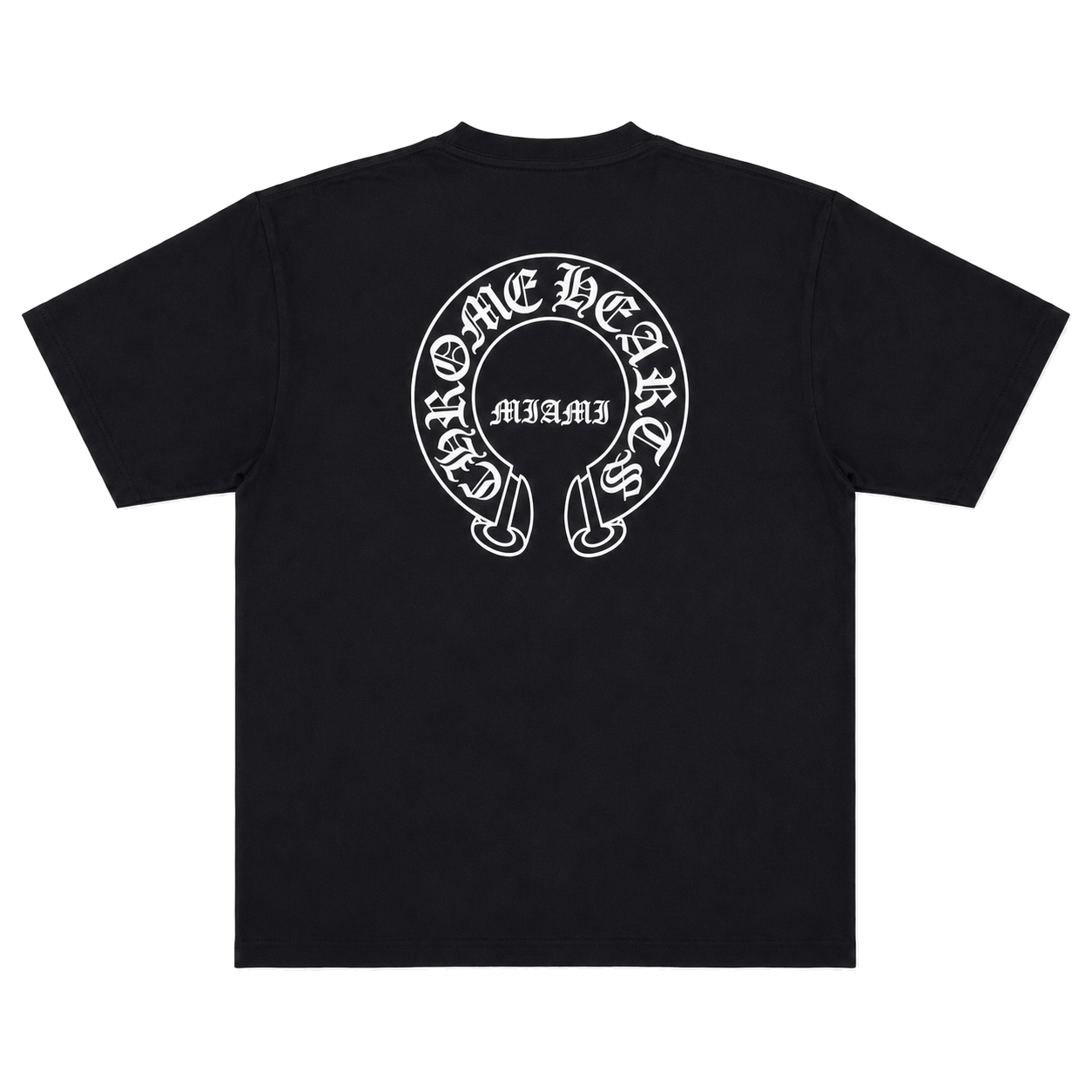 BLACK MIAMI EXCLUSIVE TEE back