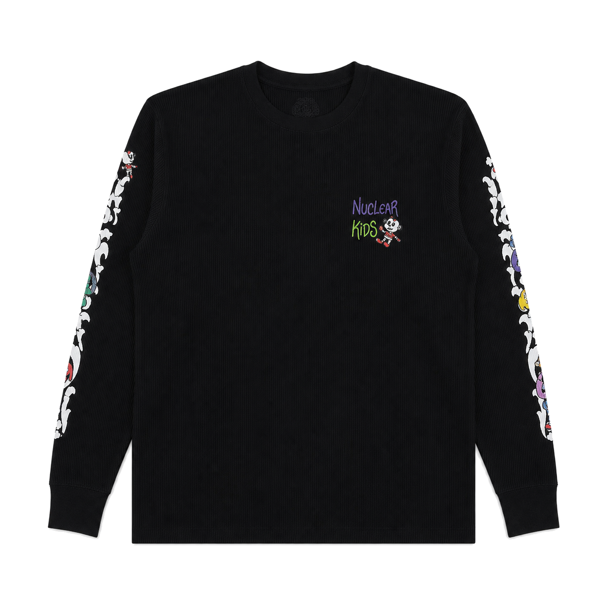 BLACK NUCLEAR KIDS THERMAL LONGSLEEVE front